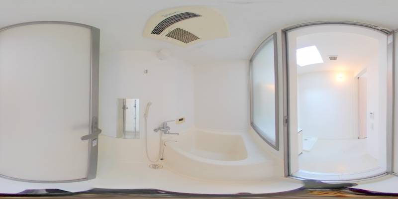 パノラマ画像バスルーム