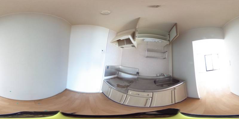 パノラマ画像キッチン