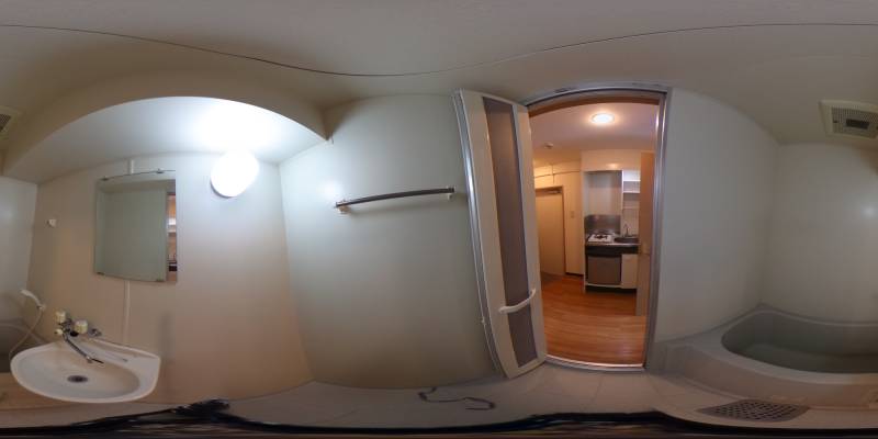 パノラマ画像バスルーム