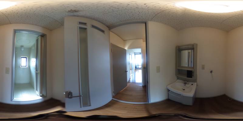 パノラマ画像洗面所