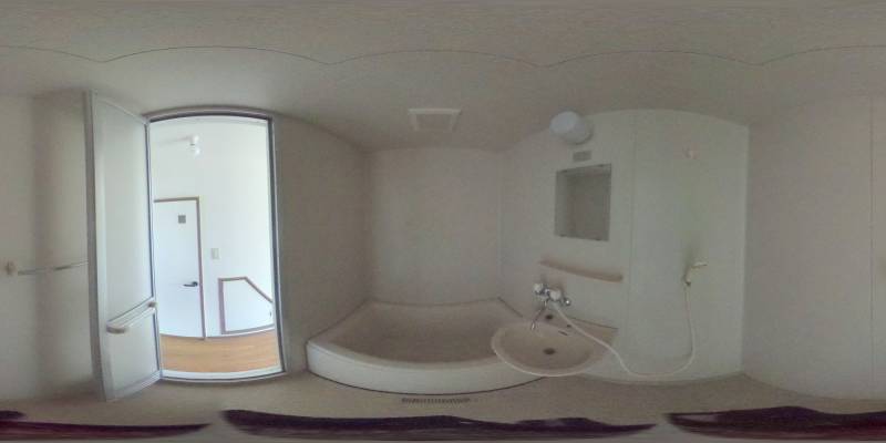 パノラマ画像バスルーム