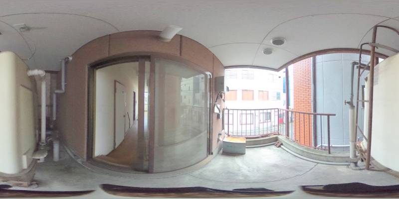 パノラマ画像バルコニー