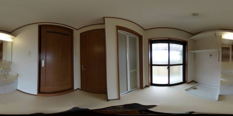 パノラマ画像洗面所