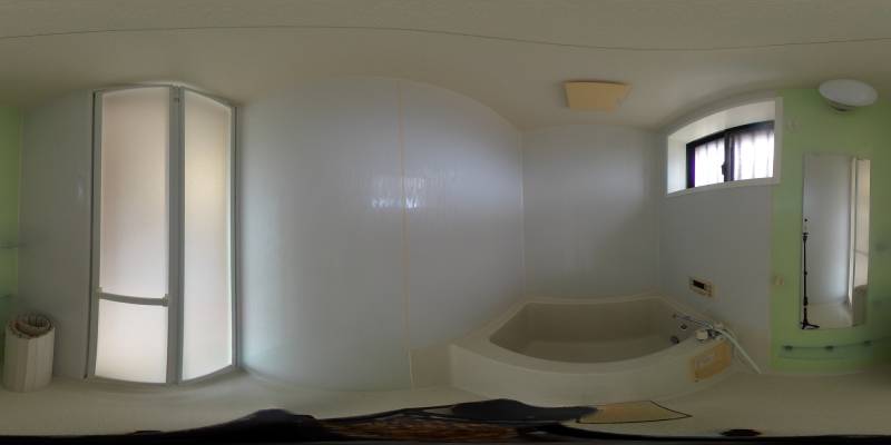 パノラマ画像バスルーム