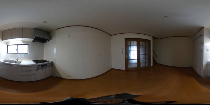 パノラマ画像キッチン