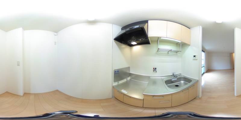 パノラマ画像キッチン