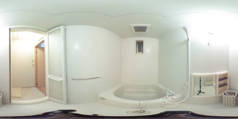 パノラマ画像バスルーム