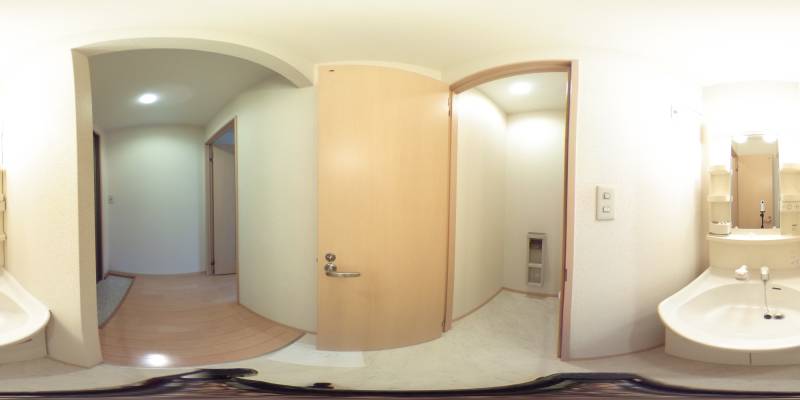 パノラマ画像洗面所