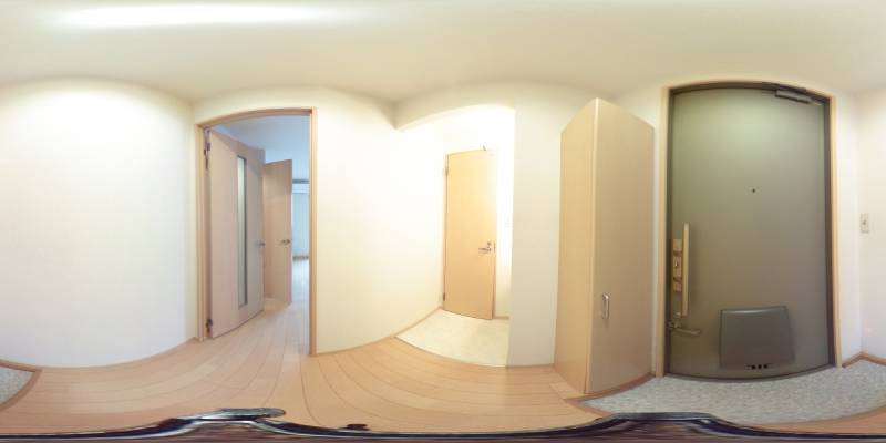 パノラマ画像玄関