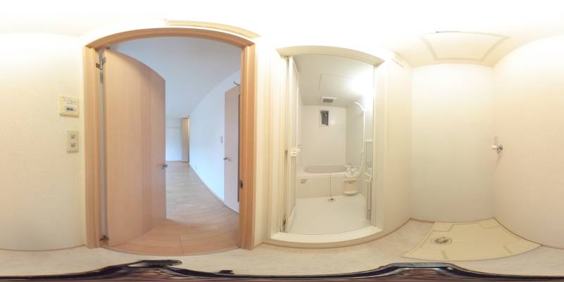 パノラマ画像洗面所