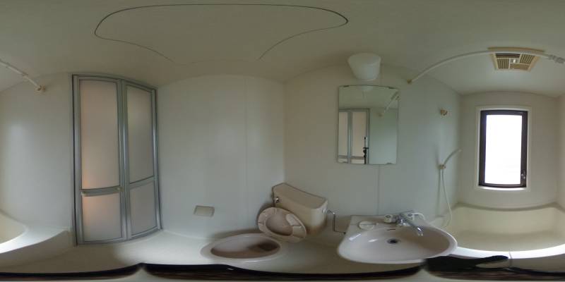 パノラマ画像バスルーム