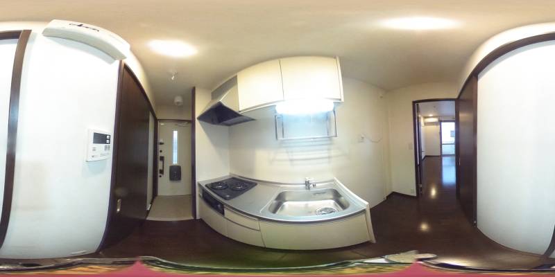 パノラマ画像キッチン