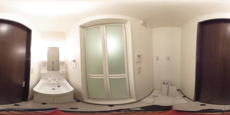 パノラマ画像洗面所