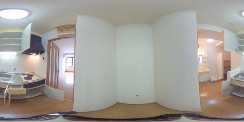 パノラマ画像キッチン