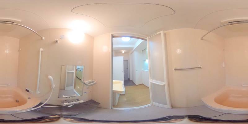 パノラマ画像バスルーム