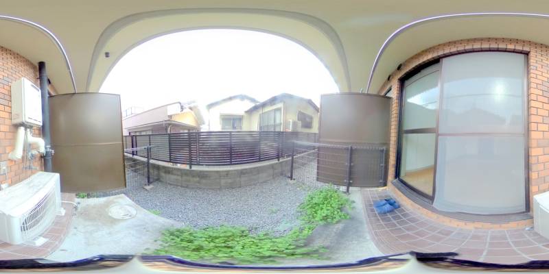 パノラマ画像バルコニー