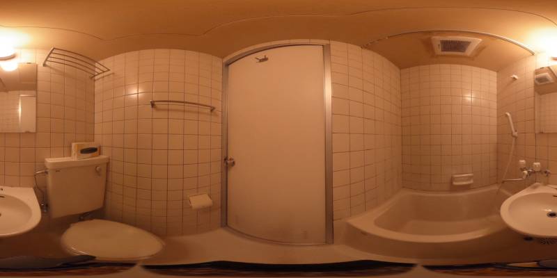 パノラマ画像バスルーム