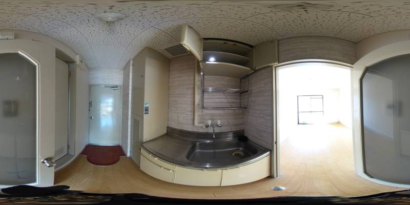 パノラマ画像キッチン