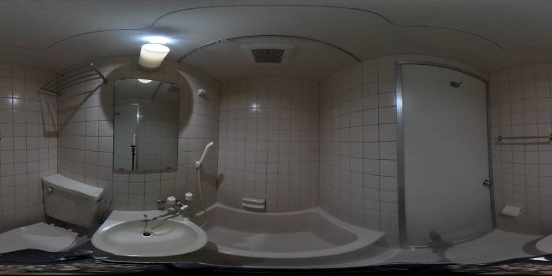 パノラマ画像バスルーム
