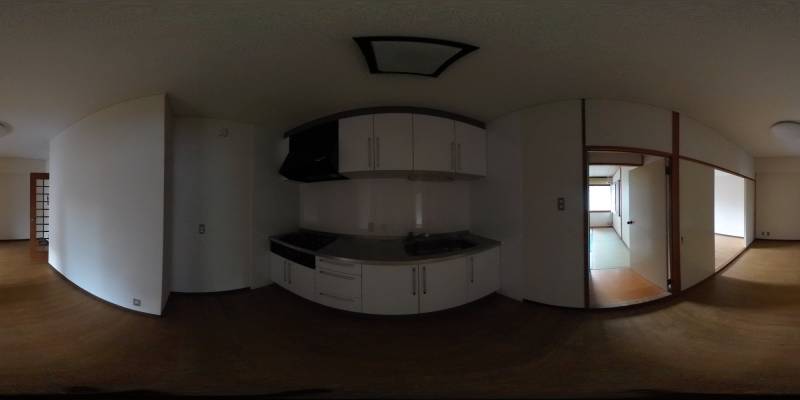 パノラマ画像キッチン