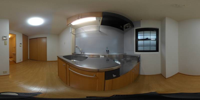 パノラマ画像キッチン