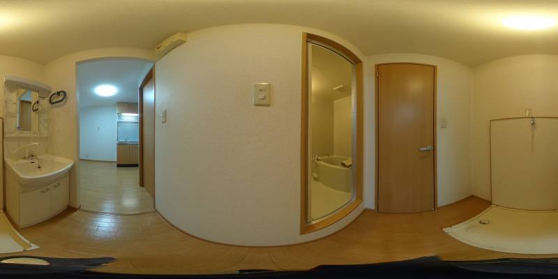 パノラマ画像洗面所