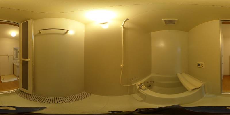 パノラマ画像バスルーム