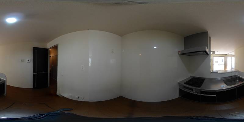 パノラマ画像キッチン