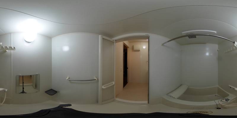 パノラマ画像バスルーム