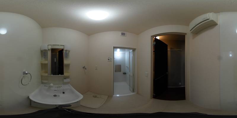 パノラマ画像洗面所