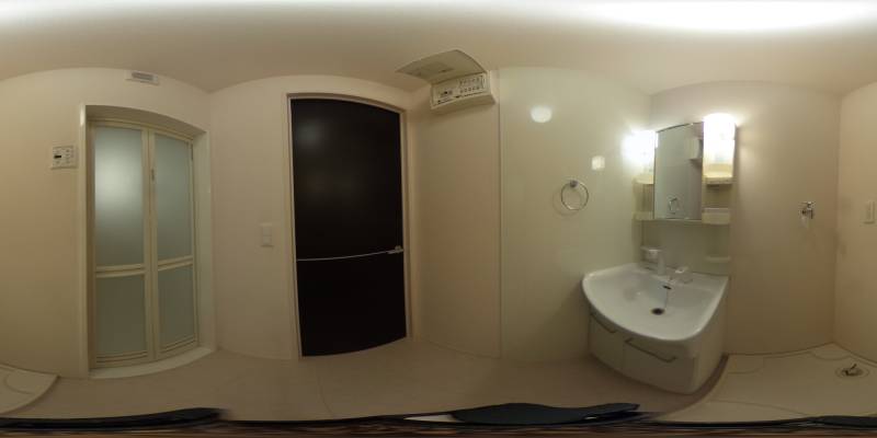 パノラマ画像洗面所