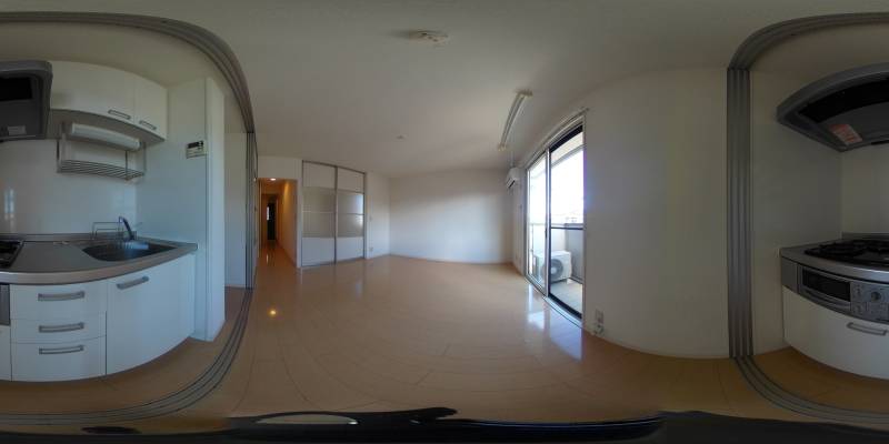 パノラマ画像キッチン