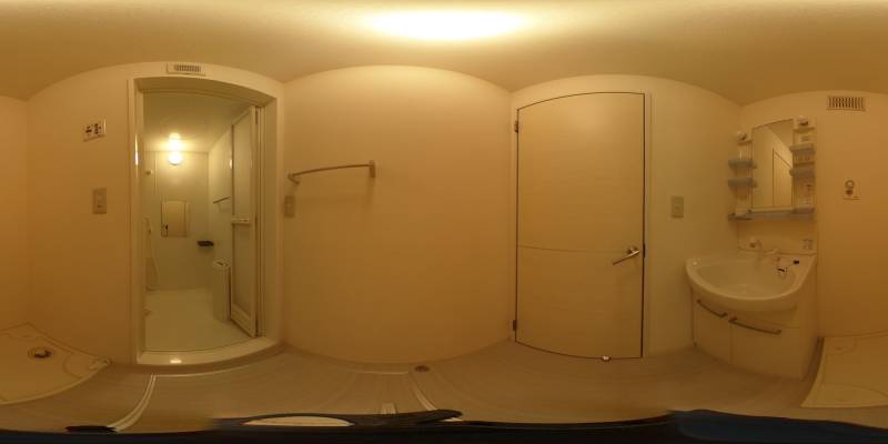 パノラマ画像洗面所