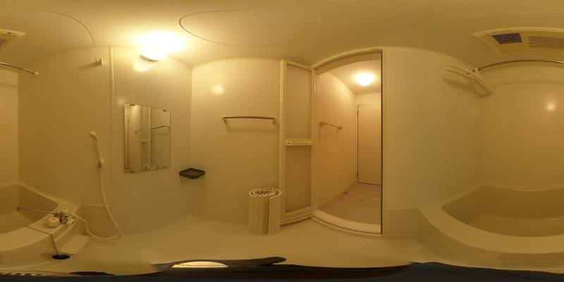 パノラマ画像バスルーム