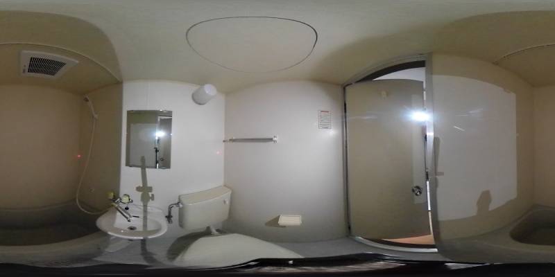 パノラマ画像バスルーム