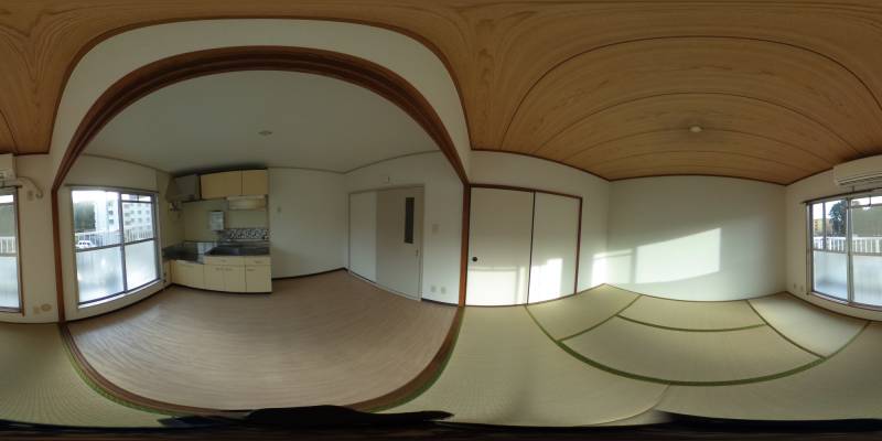 パノラマ画像リビング