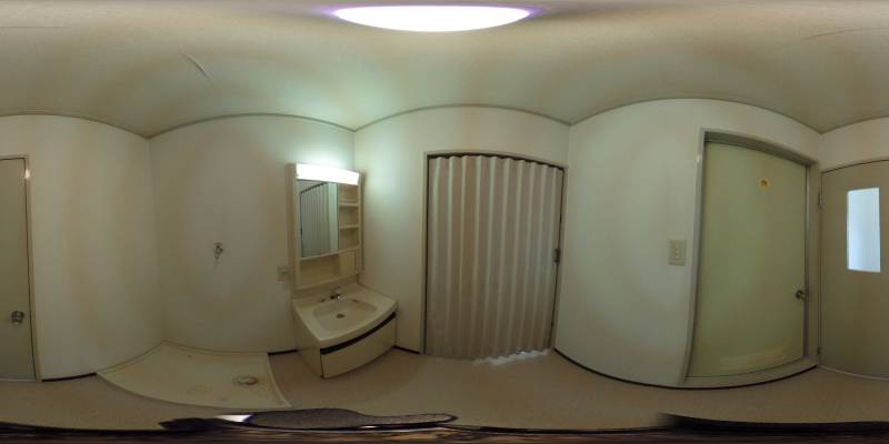 パノラマ画像洗面所