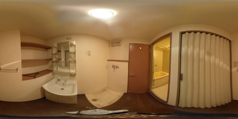 パノラマ画像洗面所