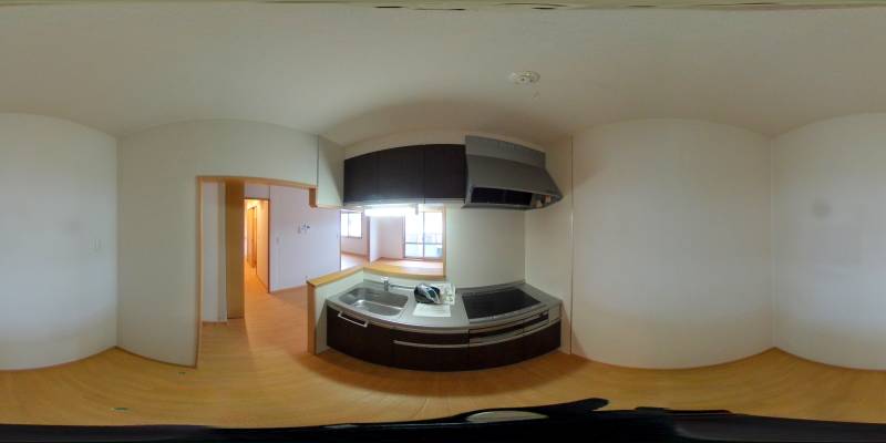 パノラマ画像キッチン