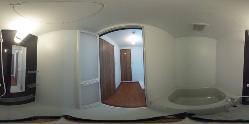 パノラマ画像バスルーム
