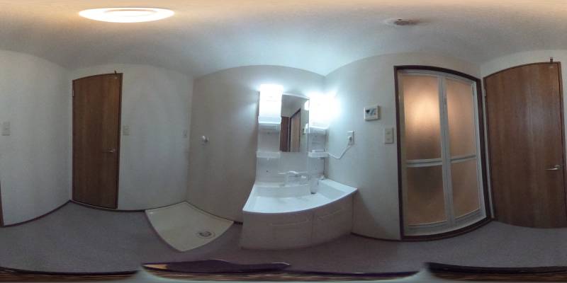 パノラマ画像洗面所