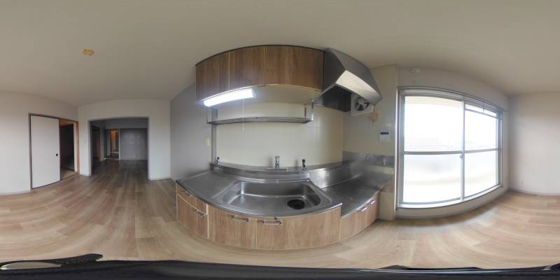 パノラマ画像キッチン