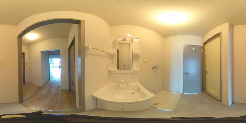 パノラマ画像洗面所