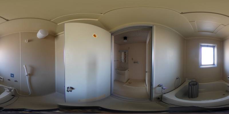パノラマ画像バスルーム