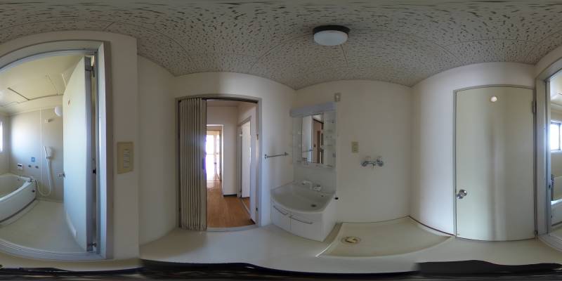 パノラマ画像洗面所