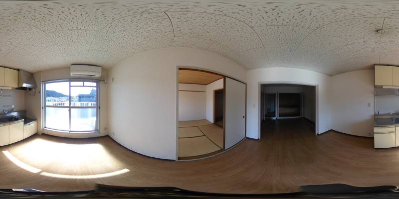 パノラマ画像キッチン