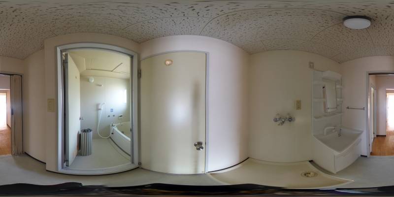 パノラマ画像洗面所