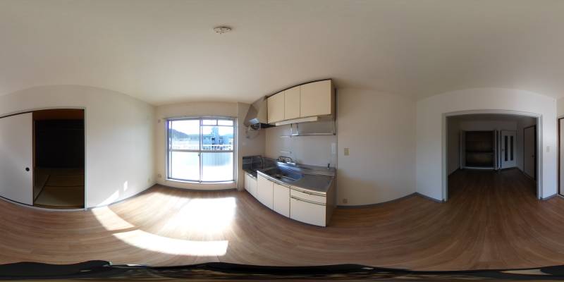 パノラマ画像キッチン