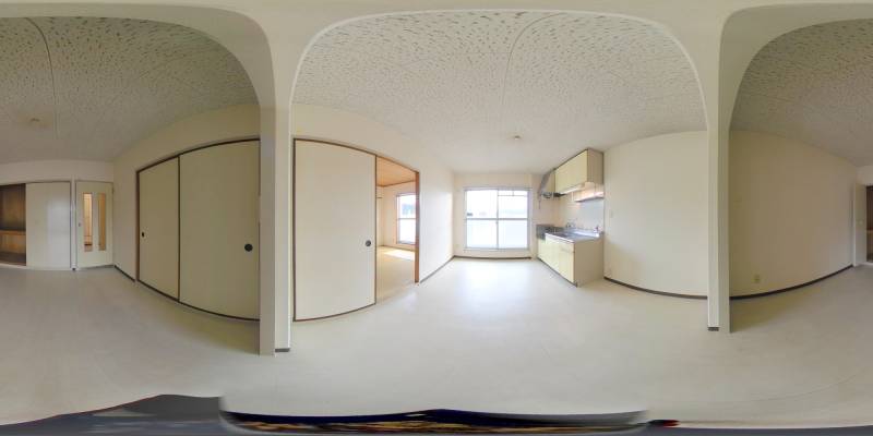 パノラマ画像リビング