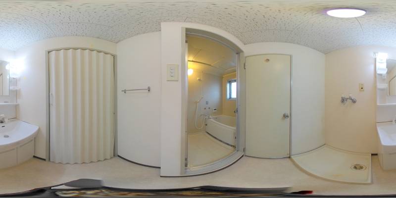 パノラマ画像洗面所